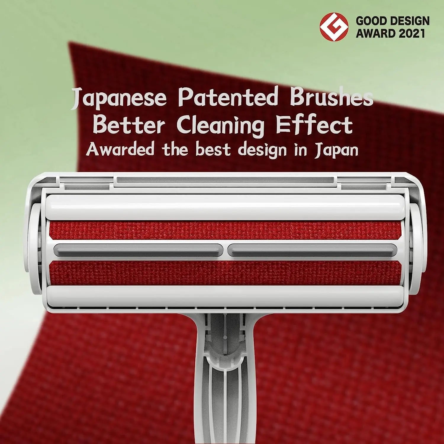 Reusable pet hair remover for furniture.