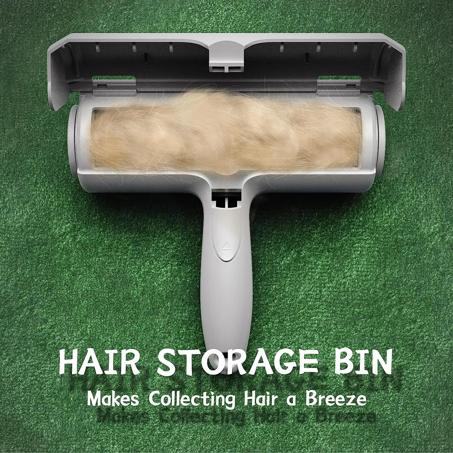 Reusable pet hair remover for furniture.