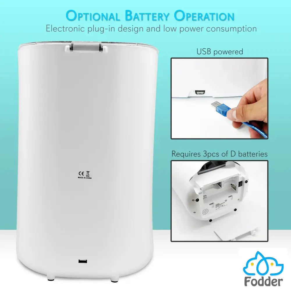 Smart automatic feeder with voice playback.