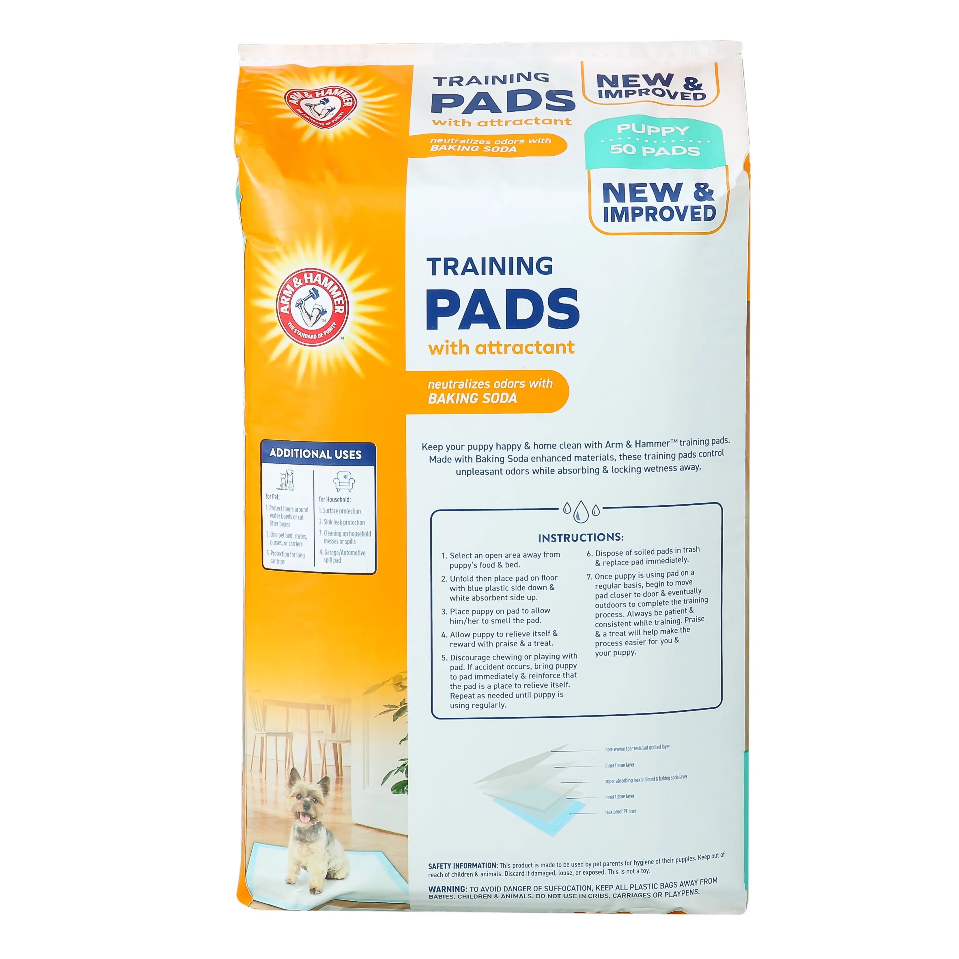 Puppy Training Pads, Leak-Proof & Odor Control