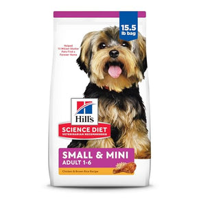 Hill's Science Diet Small & Mini, Adult 1-6, Small & Mini Breeds Premium Nutrition, Dry Dog Food Pet Chet