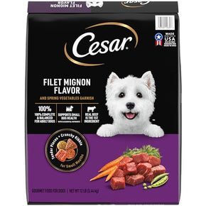 CESAR Small Breed Adult Dry Dog Food Flavors Pet Chet