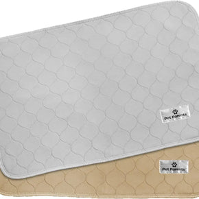 Pawtect® Pads Washable Dog Pee Pads (2Pack) of 18X24 Premium Pee Pads for Dogs, Waterproof Training Pads for Dogs & Reusable Dog Pee Pads! Whelping & Modern Puppy Pads!